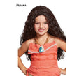 Peluca de Moana Disney Deluxe infantil