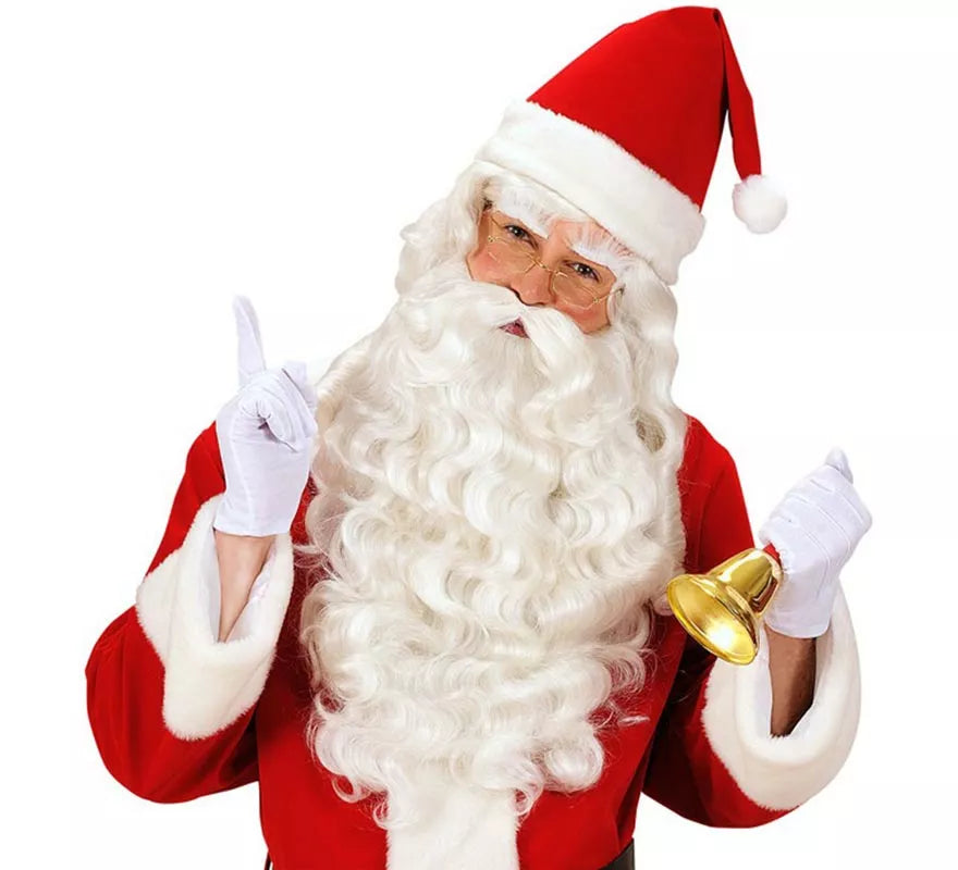 Translation missing: en.Peluca de Papá Noel con Barba, Bigote y Cejas