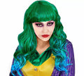Peluca de Payaso Risueño verde