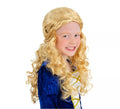 Peluca de Princesa Medieval rubia infantil