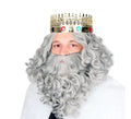 Peluca de Rey Mago con Barba gris mate