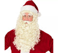 Peluca de Santa Claus o San Nicolás con Barba, Bigote y Cejas