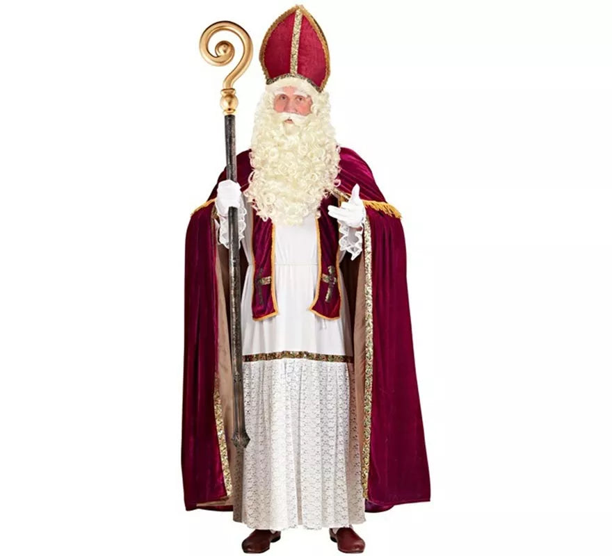 Translation missing: en.Peluca de Santa Claus o San Nicolás con Barba, Bigote y Cejas