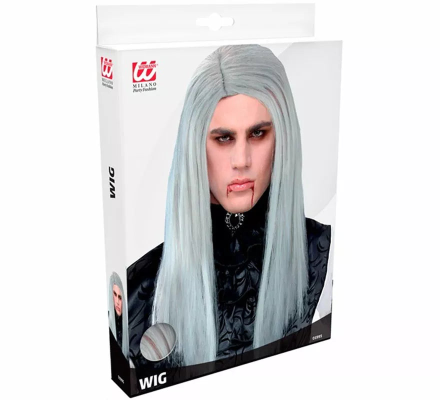Peluca de Vampiro blanca