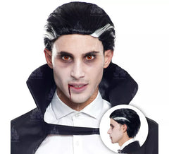 Vampire wig with strands