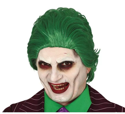 Peluca de Verde Payaso Sonriente