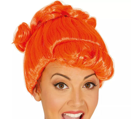 Peluca de Wilma naranja