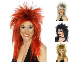80's Rock Diva Wig in various colors