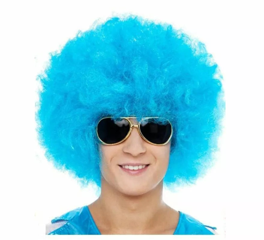 Peluca Extra Grande Afro en varios colores