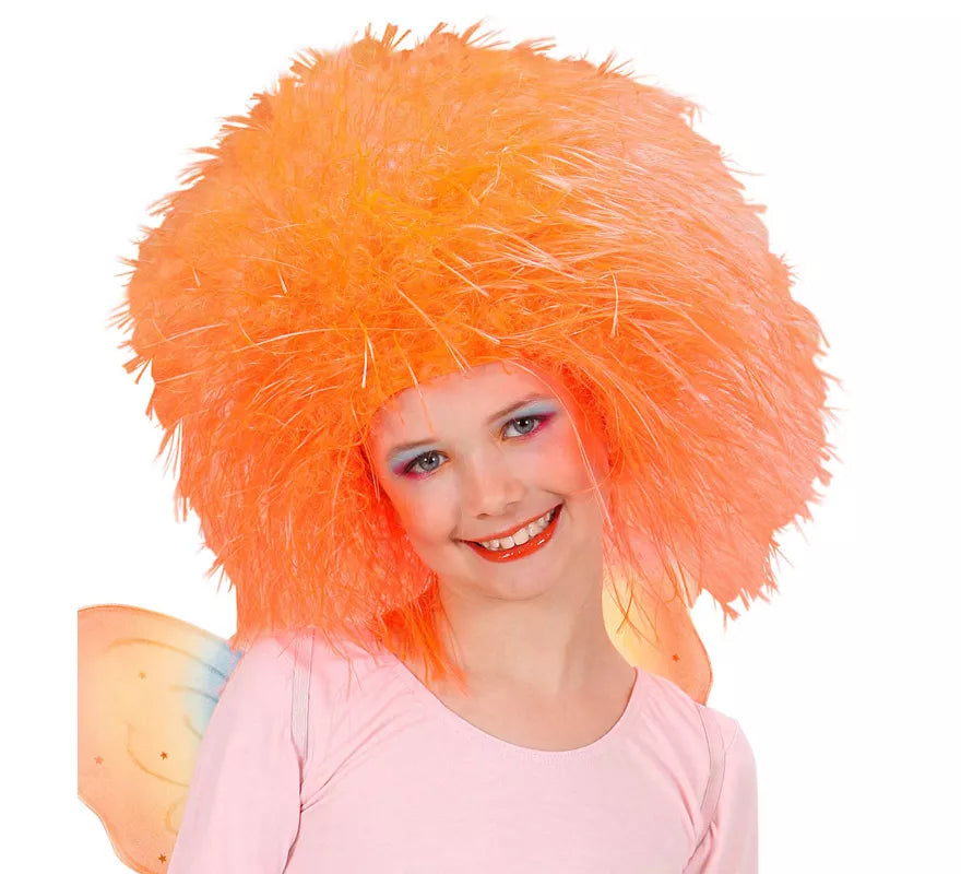 Peluca Hada Fluorescente Infantil en varios colores