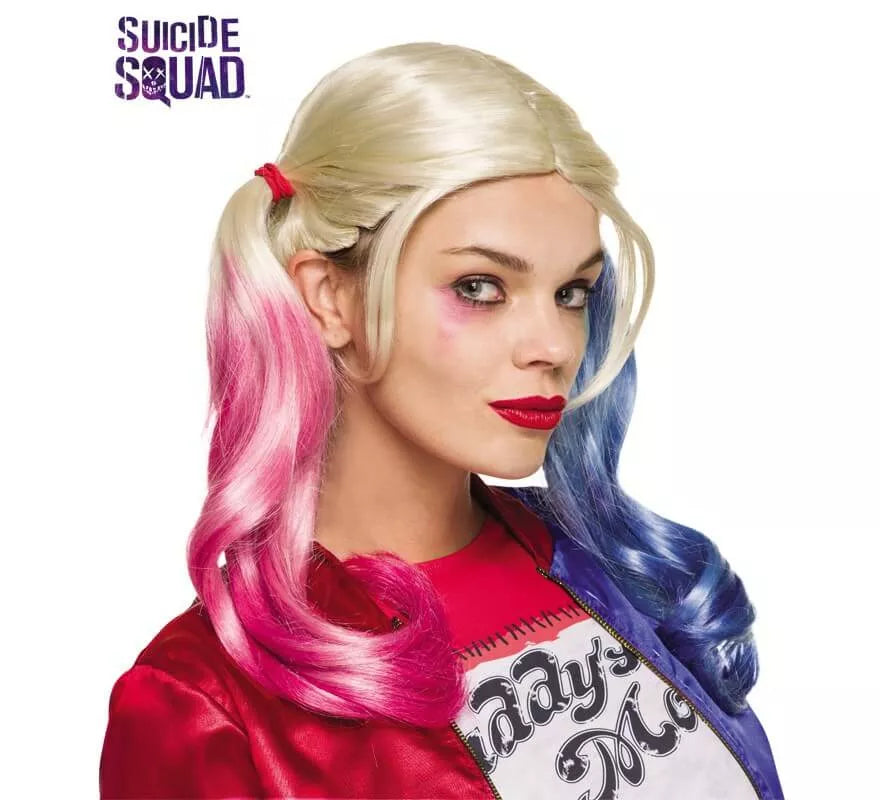 Translation missing: en.Peluca Harley Quinn de Escuadrón Suicida para mujer