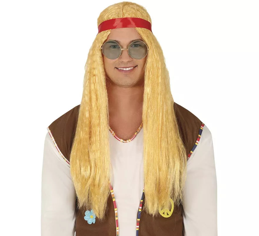 Translation missing: en.Peluca Hippie con Cinta roja