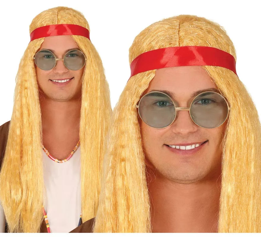 Translation missing: en.Peluca Hippie con Cinta roja