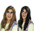 Peluca Hippy Larga con Raya en Medio para Hombre en varios colores