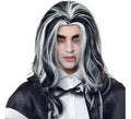 Peluca Larga de Vampiro con mechas