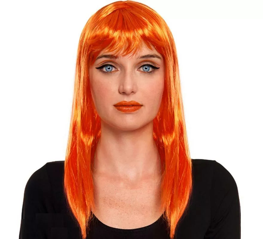 Peluca Lisa con Flequillo en varios colores
