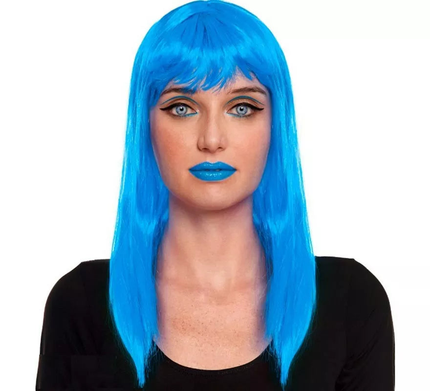 Peluca Lisa con Flequillo en varios colores