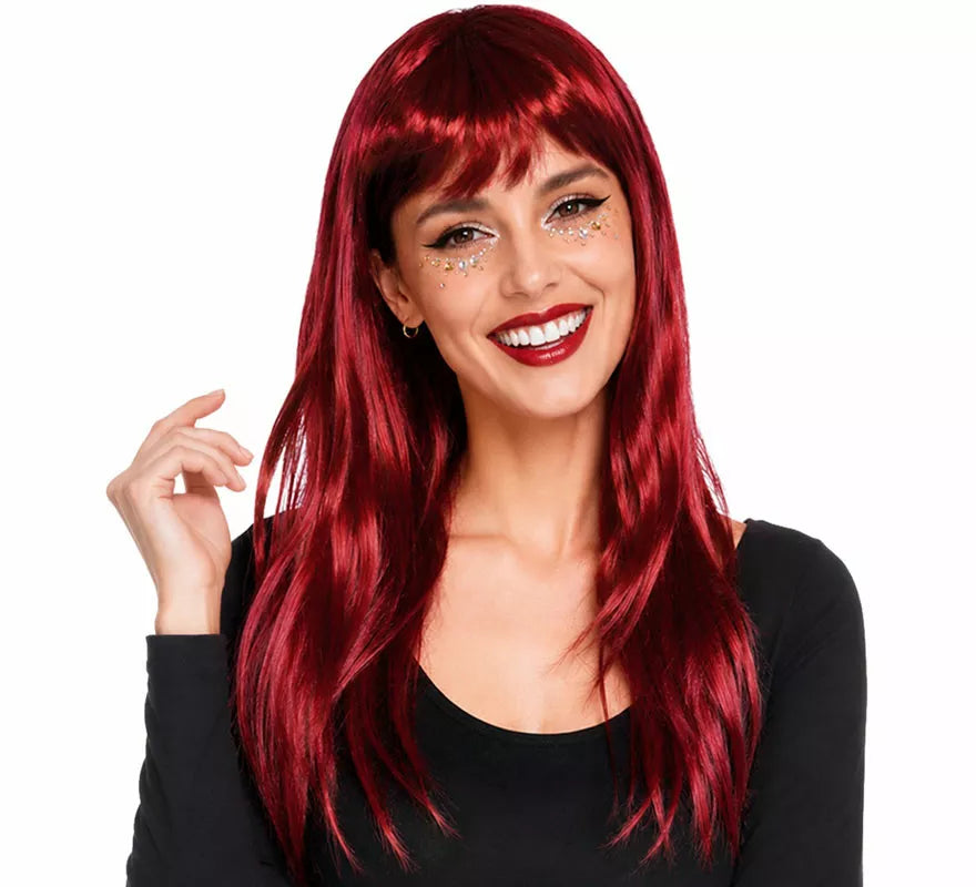 Translation missing: en.Peluca Lisa con Flequillo en varios colores