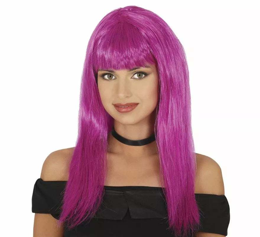 Peluca Lisa Larga de 120 g en varios colores