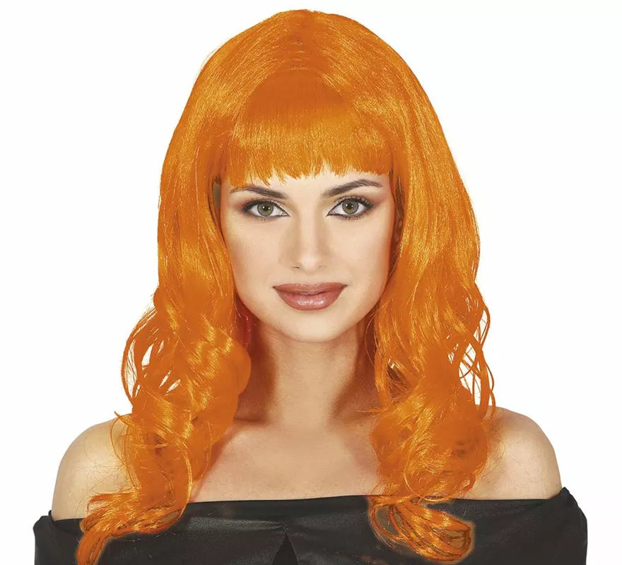 Peluca Melena Naranja