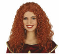 Peluca Melena Pelirroja Rizada