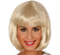 Peluca melena rubia