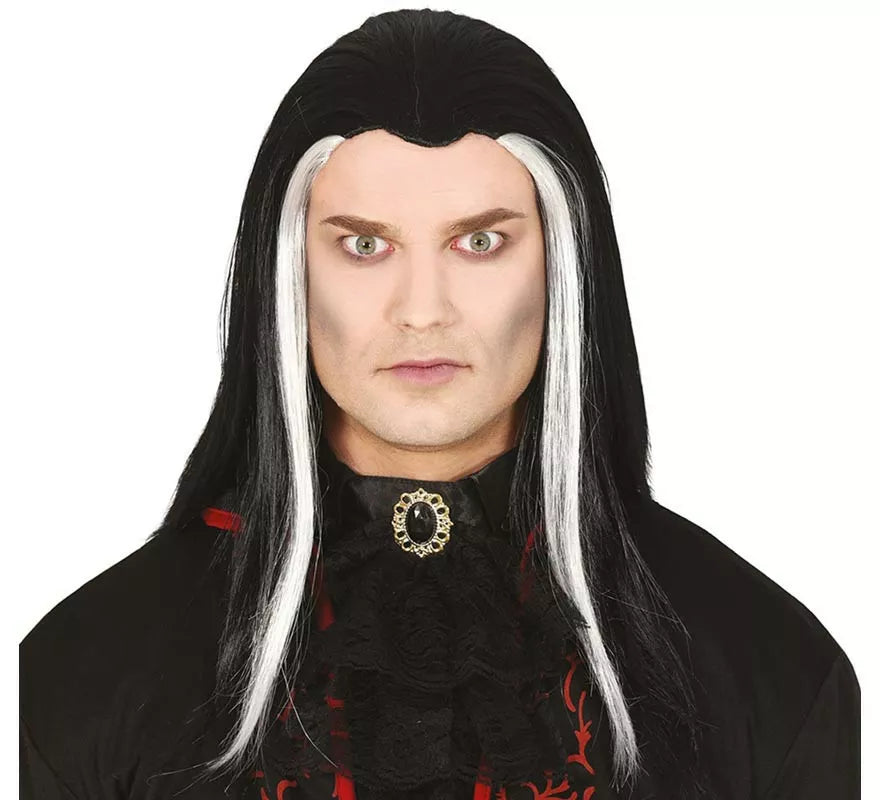 Peluca Melena Vampiro para hombre