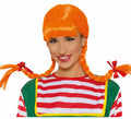 Peluca Naranja con Trenzas