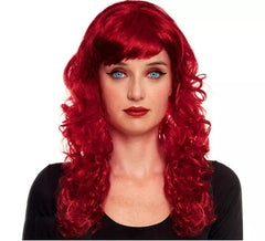 Redhead wavy wig with bangs