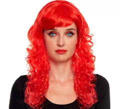 Light red Waves wig with fringe
