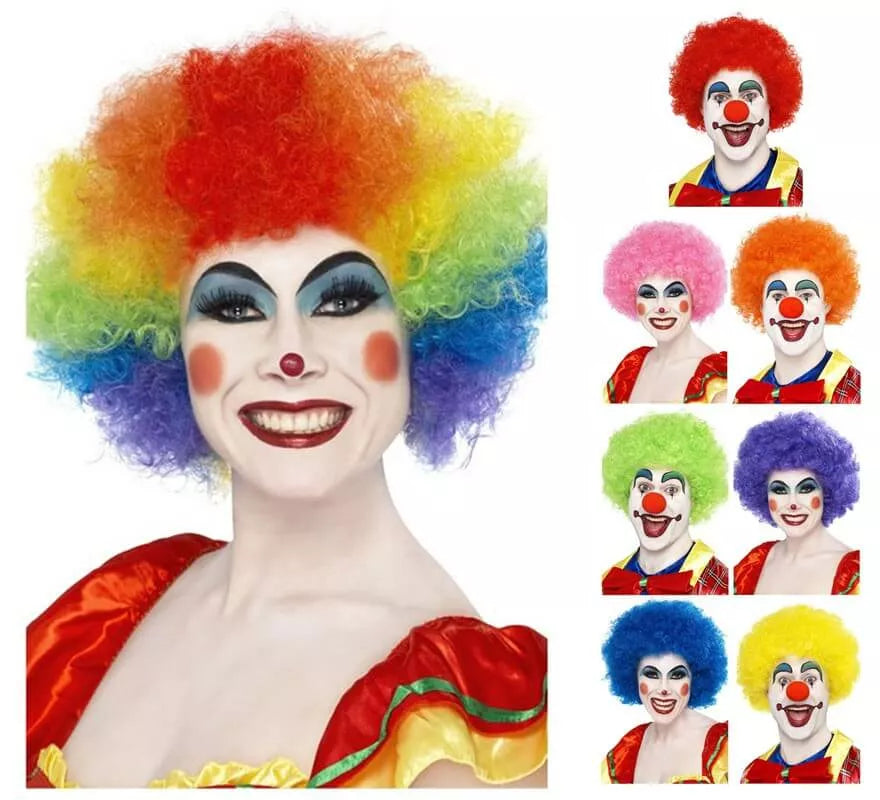 Translation missing: en.Peluca Payaso Unisex de 120 g en varios colores