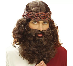 Peruca de Profeta ou Jesus, o Messias, com Barba