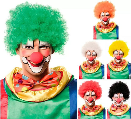 Peluca Rizada Afro para adultos en varios colores