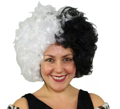 Half and Half Curly Wig