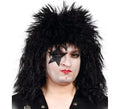 Peluca rockero negra