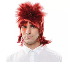 70s Superstar Red Wig