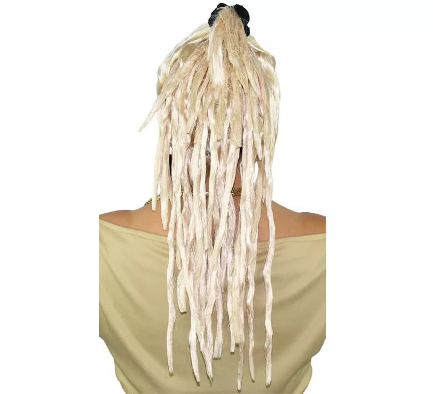 Translation missing: en.Peluca Rubia con Rastas y Flequillo de La Pili