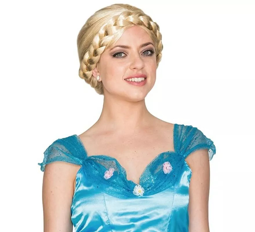Translation missing: en.Peluca Rubia Medieval con Trenzas
