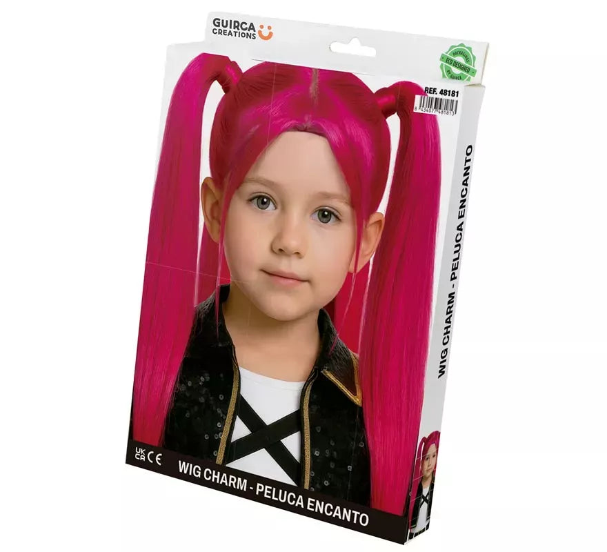 Peluca con coletas Cantante K-Pop Poison