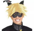 Peluca y Antifaz de Cat Noir en caja para hombre