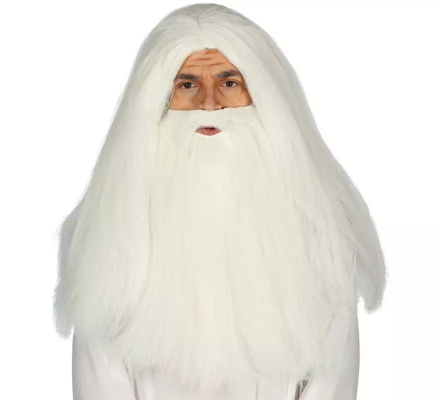 Peluca y Barba Blancas