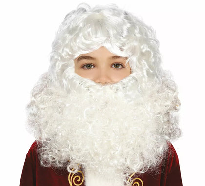 Peluca y Barba de Papá Noel Infantil