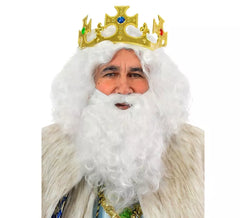 Wizard King Melchior wig and beard Deluxe