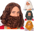 Peluca y Barba de Rey Mago o San José en varios colores