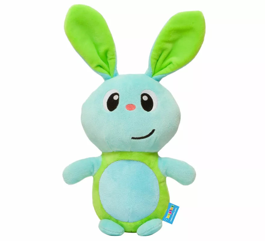 Peluche Conejito Gusy Luz Friends verde con Luces y Sonido