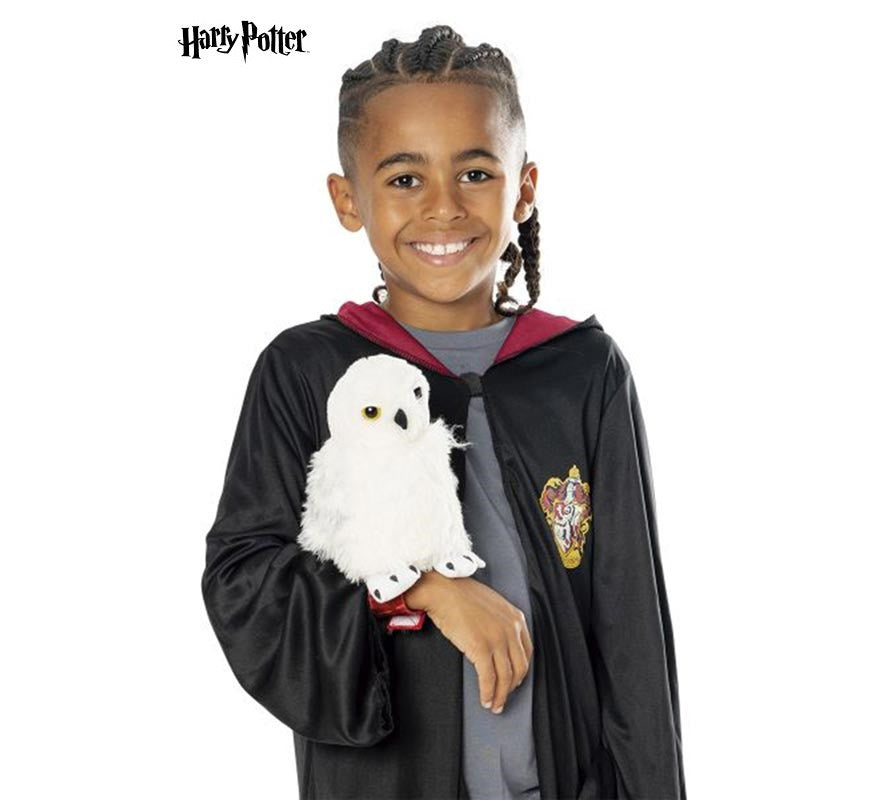 Peluche de Hedwig Lechuza de Harry Potter con base de apoyo en brazo
