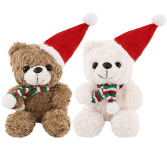 Assorted 22cm Christmas Teddy Bear Plush Toys