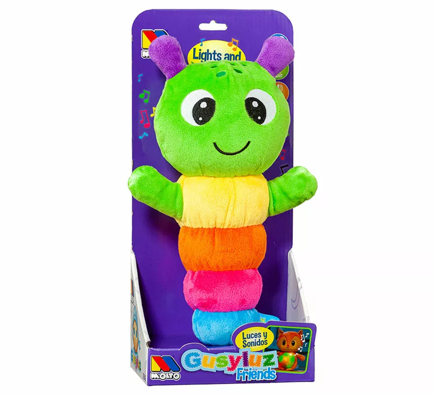Translation missing: en.Peluche Wormy con Luces y Melodías