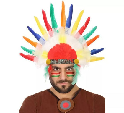 Penacho Indio Multicolor
