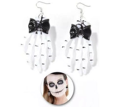 Skeleton Hands Earring